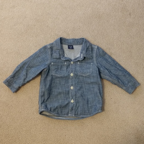 baby gap denim shirt